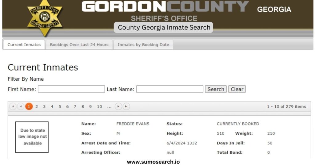 Gordon County Georgia Inmate Search