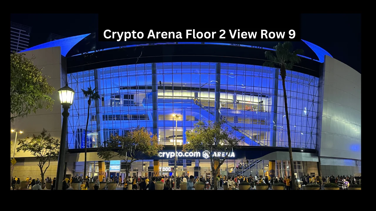 crypto arena floor 2 view row 9